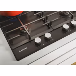 Hoover H-HOB 300 GAS HHG6BRMB Noir Intégré (placement) 59 cm Gaz 4 zones - Vue supplémentaire 5