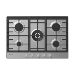 Hoover H-HOB 300 GAS HHG75WMX Acier inoxydable Intégré (placement) 74 cm Gaz 5 zones