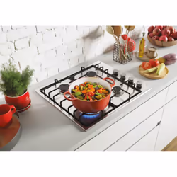 Hoover H-HOB 300 GAS HHW6LMX Acier inoxydable Intégré (placement) 60 cm Gaz 4 zones
