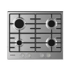 Hoover H-HOB 300 GAS HHW6BRMX Acier inoxydable Intégré (placement) 59.5 cm Gaz 4 zones