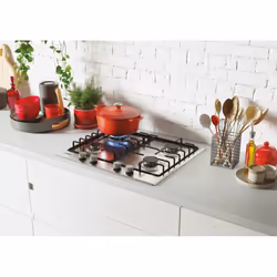 Hoover H-HOB 300 GAS HHW6BRMX Acier inoxydable Intégré (placement) 59.5 cm Gaz 4 zones - Vue supplémentaire 4