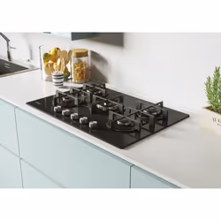Candy CVG74WPB Noir Intégré (placement) 74.5 cm Gaz 5 zones - Vue supplémentaire 4