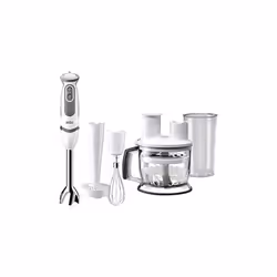 Mixeur Plongeant Braun MQ5077 Buffet - Puissance maximale: 750 W - Verre doseur 600 ml en plastique - Robot de cuisine: 1,5 L ...