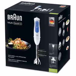 Braun MQ3035WH Sauce 0,6 L Mélangeur par immersion 700 W Bleu, Blanc - Vue supplémentaire 2