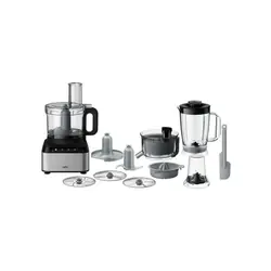 Braun FP 3235 SI robot de cuisine 800 W 2,1 L Noir, Gris