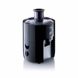 Braun SJ 3100, Centrifugeuse, Noir, Étape, 1,25 L, 5,5 cm, 0,75 ml