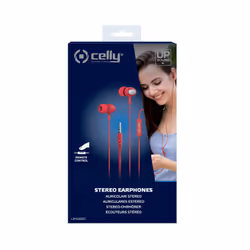Celly UP500 Casque Avec fil Ecouteurs Appels/Musique Rouge - Vue supplémentaire 3
