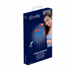 Celly UP500 Casque Avec fil Ecouteurs Appels/Musique Rouge - Vue supplémentaire 4