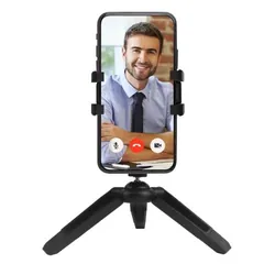 Trépied Smartphone/Tablette 3 Pieds Noir - Écran de 5 Pouces