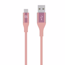 Celly USBMICROCOLORPK câble USB 1 m USB 2.0 USB A Micro-USB B Rose - Vue supplémentaire 2