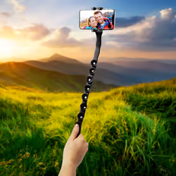 Celly Snake bâton support pour selfies Universel Noir - Vue supplémentaire 4