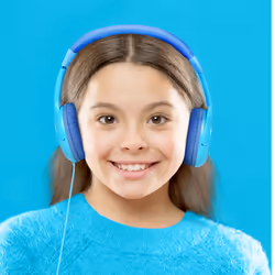 Celly KidsBeat Écouteurs Avec fil Arceau Bleu - Vue supplémentaire 4