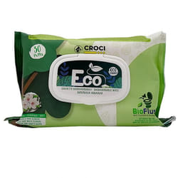 Lingettes CROCI Eco Talc & Fleur Pour Chat et Chien 30 Pièces