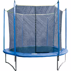 Garlando COMBI M, Trampoline suspendu, Rond, 50 kg, Filet de sécurité, Noir, Bleu
