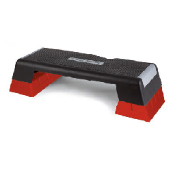 Toorx AHF-003 plateforme de step d'aérobic Noir, Rouge Hauteur ajustable