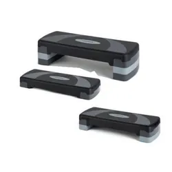 Toorx AHF-024 plateforme de step d'aérobic Noir, Gris Hauteur ajustable