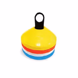 Toorx AHF-135, Cônes d'agilité, Fitness, Multicolore, 190 mm, 190 mm, 50 mm