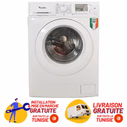 Machine à laver frontale Condor 9Kg 1200tr/min - Blanc (CON-F912D)