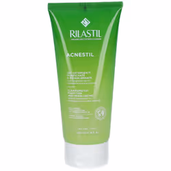 Rilastil Acnestil Gel nettoyant indiqué pour les peaux mixtes, grasses et à tendance acnéique.