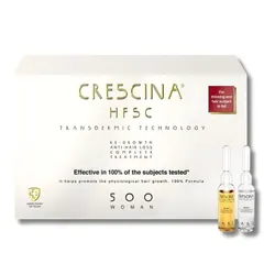 Crescina HFSC Transdermique (Repousse) 500 Femme 20 Ampoules