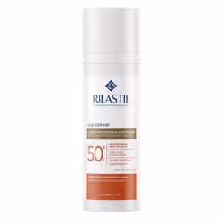 Crème solaire pour le visage avec Age Repair Complex, pour prévenir et combattre le photovieillissement, la rugosité et la pe ...