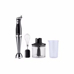 Mixeur Plongeant TELEFUNKEN 3en1 - Puissance: 800 Watts - Capacité de verre: 700 ml - Capacité du hachoir: 500ml - Nombre de  ...