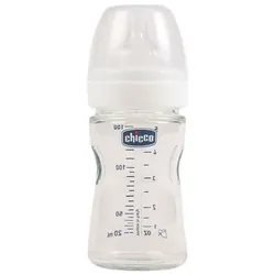 Biberon en verre Rose 150ml 0m+ Chicco