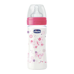 Chicco Biberon 250ML Rose 2M+