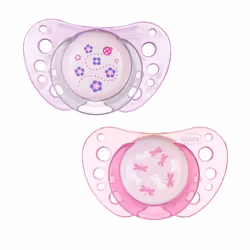 Chicco 00075021110000, Tétine pour bébé classique, Orthodontique, Caoutchouc