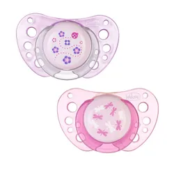 Chicco 00075021110000 tétine pour bébé Tétine pour bébé classique Orthodontique Caoutchouc Rose