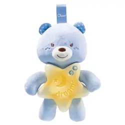 Chicco First Dreams Veilleuse Petit Ourson 0 Mois et + - Couleur : Bleu