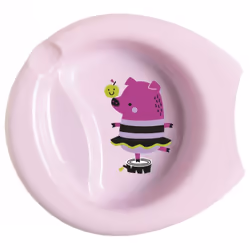 Chicco Assiette Creuse Décorée 6 Mois et + - Modèle : Hippocampe est une assiette ergonomique qui peut se tenir d'une seule m ...