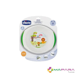 Chicco Set 2 Assiettes 12 Mois et + - Modèle : Hippopotame