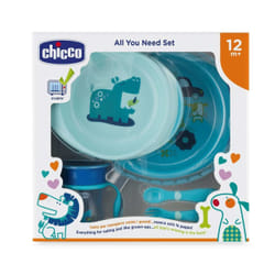 Chicco Coffret Repas 12 Mois et + - Couleur : Bleu