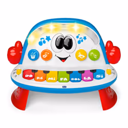 Chicco Funky Piano Orchestre, Instrument de musique jouet, 1 an(s), AA, 1,32 kg, Blanc