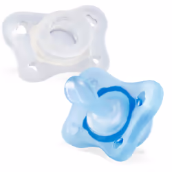 Faites confiance aux techniques traditionnelles pour apaiser votre bébé. La tétine Chicco Mini Soft Boy procure à votre enfan ...