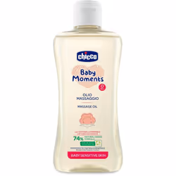 Le produit Chicco Baby Moments agit efficacement sur la peau douce de l’enfant.