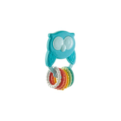Chicco Hochet Hibou avec Anneaux Eco+ 3-18 Mois