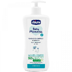 CHICCO SHAMPOING CHEV & CORPS BABY MOMENTS, 500 ML