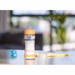 Chicco 00028721210000 biberon 240 ml Orange, Transparent, Blanc, Jaune Verre - Vue supplémentaire 2