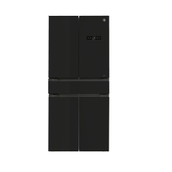 Hoover HN5D 84 B frigo américain Autoportante 461 L E Noir