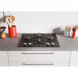 Hoover H-HOB 500 GAS HVG6DSB Noir Intégré (placement) 59.5 cm Gaz 4 zones