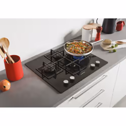 Hoover H-HOB 500 GAS HVG6DSB Noir Intégré (placement) 59.5 cm Gaz 4 zones