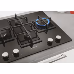 Hoover H-HOB 500 GAS HVG6DSB Noir Intégré (placement) 59.5 cm Gaz 4 zones - Vue supplémentaire 5