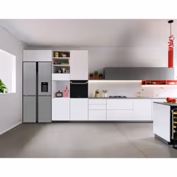 Hoover H-FRIDGE 700 MAXI HSC818EXWD frigo américain Pose libre 432 L E Argent - Vue supplémentaire 6