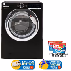 Lave Linge Frontale HOOVER H3WS4105TCBE-04 10.5KG - Noir