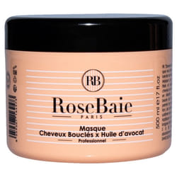 RoseBaie Masque Cheveux Bouclés x Huile d'Avocat 500 ml