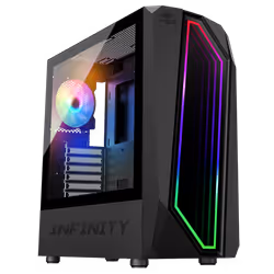 Boîtier Gamer Moyen tour Spirit OF Gamer INFINITY DARK ATX / Noir