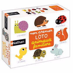 Nathan Mon premier loto animaux familiers, Jeu de cartes, Assortiments, 2 an(s), 10 min, Jeu familial