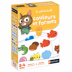 Nathan Couleurs et formes, Jeu de cartes, Assortiments, 2 an(s)